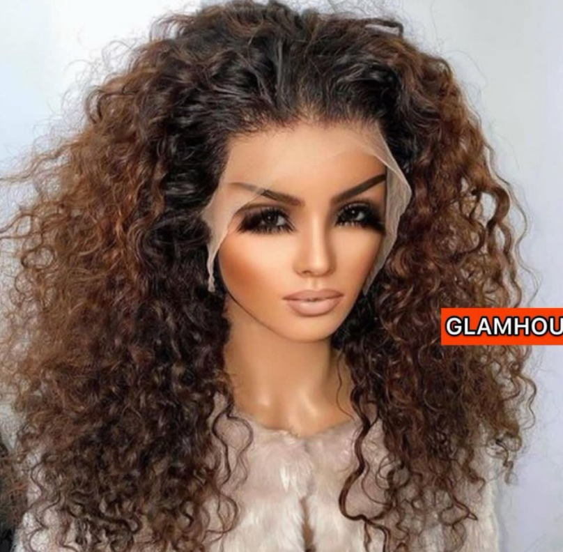 Peruvian Lace Frontal Wig Cherry Brown 32