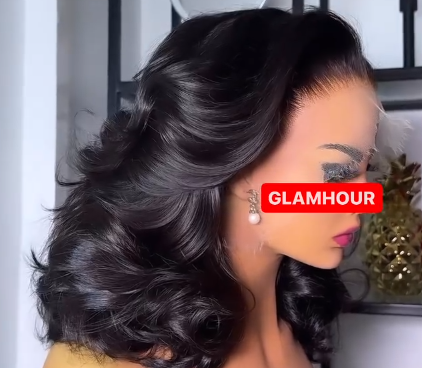 Russian Double Drawn Lace Frontal Wig 1B/4 - 22 inches