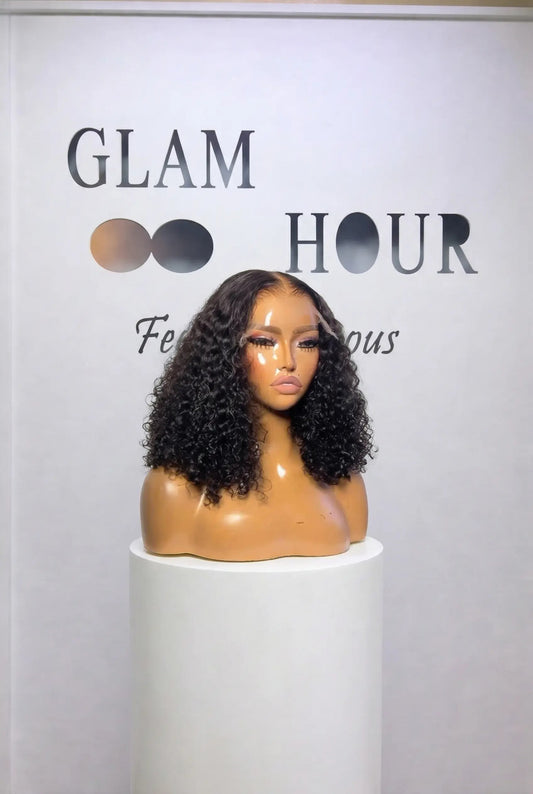 Pixie Curl Hair Bundles 1B 18 inches