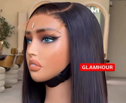 Raw hair Bob Lace Frontal 1B 12 inches