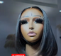 Raw hair Bob 5x5 Lace 1B 10 inches