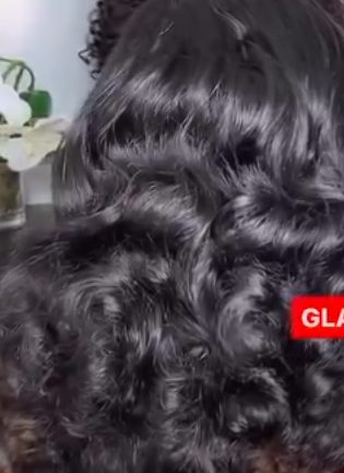 Double Drawn Water-wave Wig 1B 22 inches