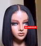 Super Double Drawn (SDD) Luxury HD Frontal Wig 1B 12 inches