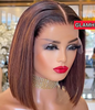 Super Double Drawn (SDD) Luxury Lace Frontal Wig 1B 14 inches